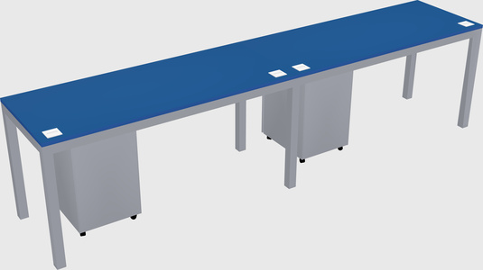 Rectangular desk