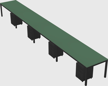 Rectangular desk