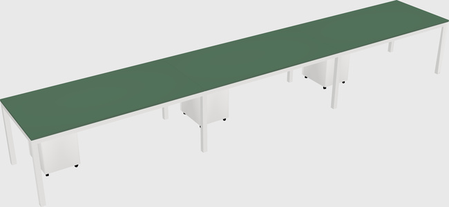 Rectangular desk