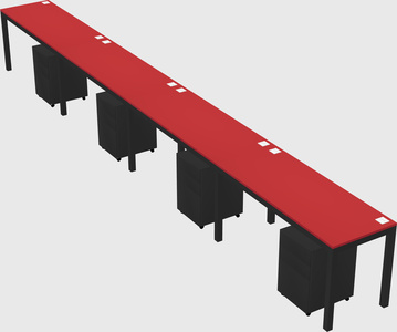 Rectangular desk
