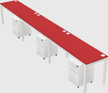 Rectangular desk