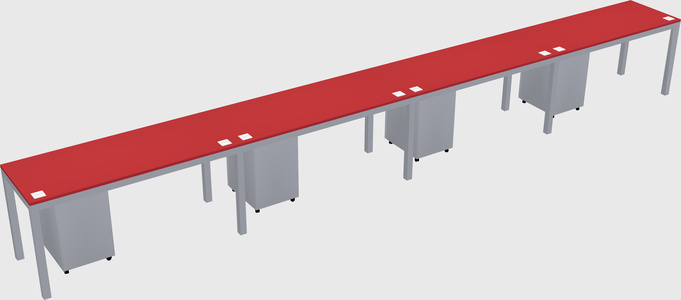 Rectangular desk