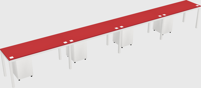 Rectangular desk