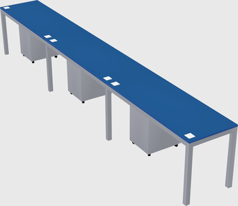 Rectangular desk