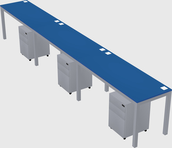 Rectangular desk