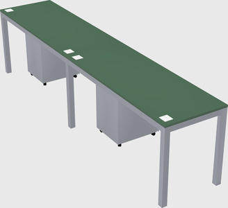 Rectangular desk