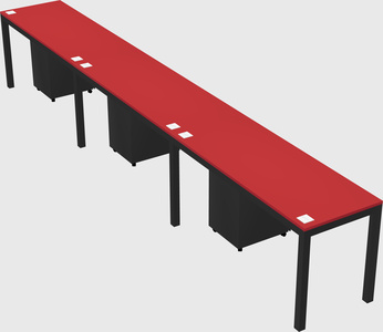 Rectangular desk