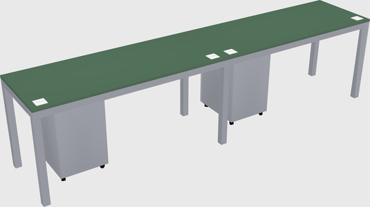 Rectangular desk