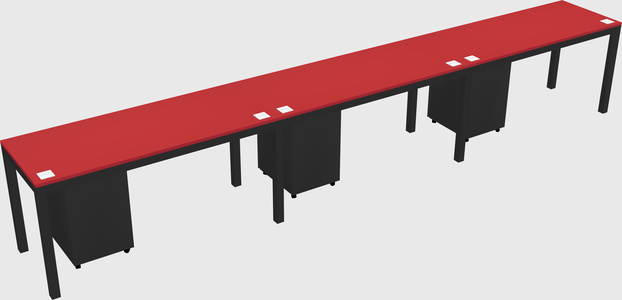 Rectangular desk