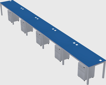 Rectangular desk