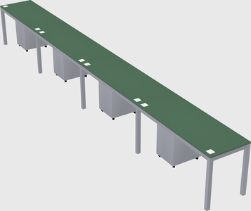 Rectangular desk