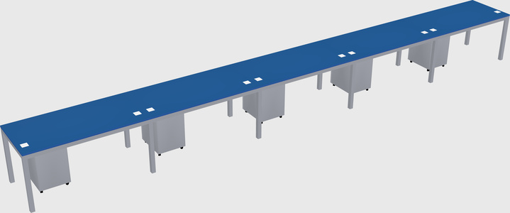 Rectangular desk