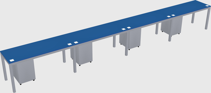 Rectangular desk