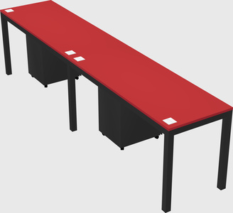 Rectangular desk