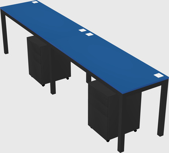 Rectangular desk