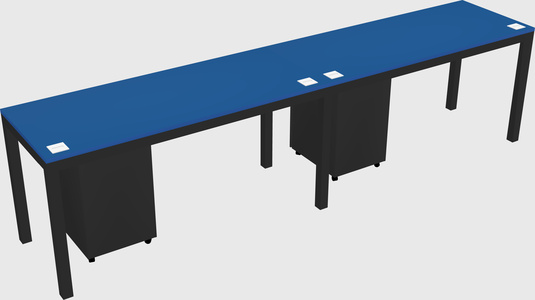 Rectangular desk