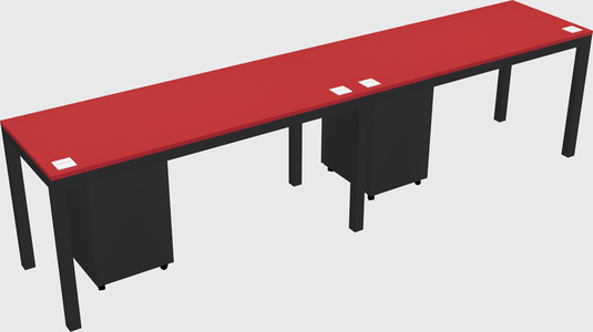 Rectangular desk