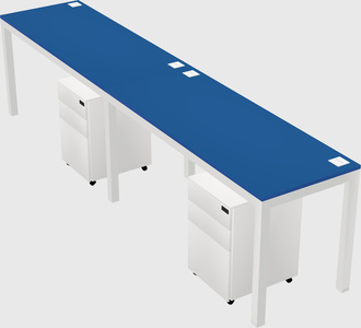 Rectangular desk