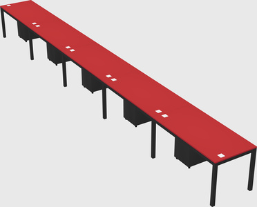 Rectangular desk