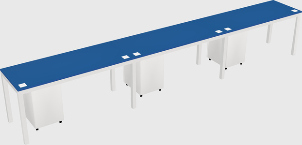 Rectangular desk