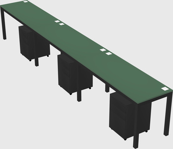 Rectangular desk