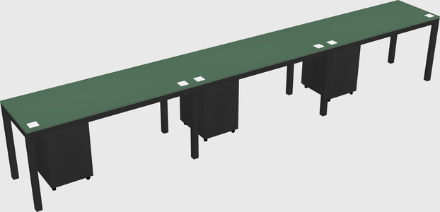 Rectangular desk