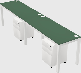 Rectangular desk