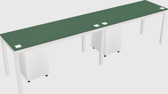 Rectangular desk
