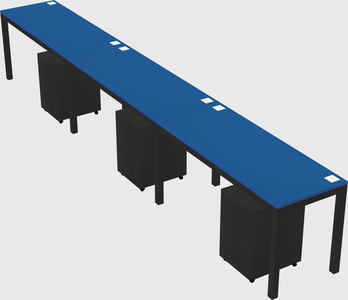 Rectangular desk