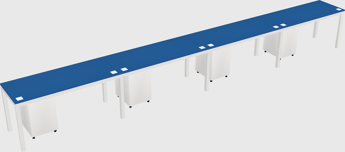 Rectangular desk