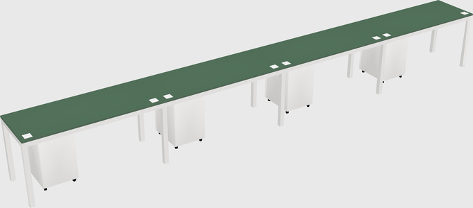 Rectangular desk