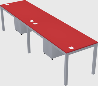 Rectangular desk