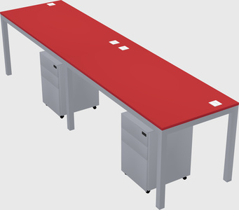 Rectangular desk