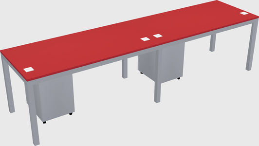 Rectangular desk