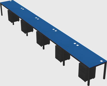Rectangular desk