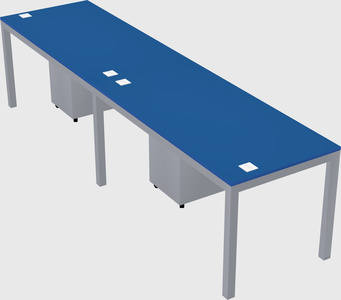 Rectangular desk