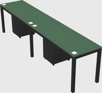 Rectangular desk