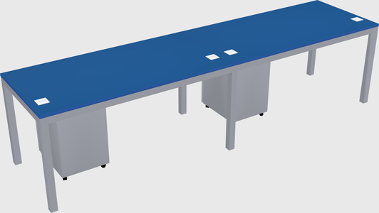 Rectangular desk