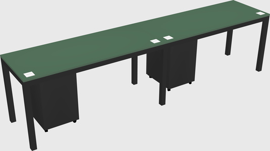 Rectangular desk