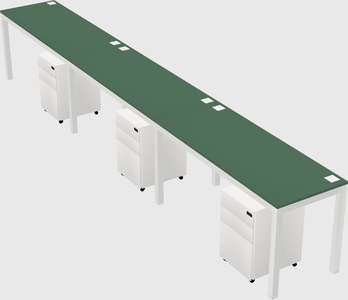 Rectangular desk