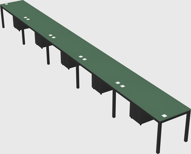 Rectangular desk