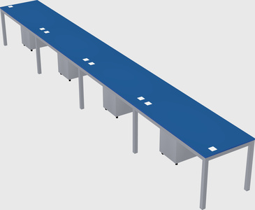 Rectangular desk