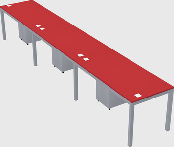 Rectangular desk