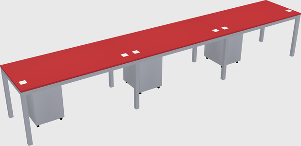 Rectangular desk