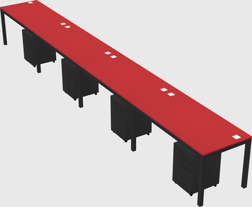 Rectangular desk