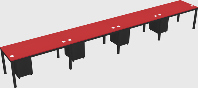 Rectangular desk