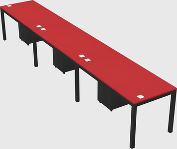 Rectangular desk