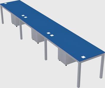 Rectangular desk