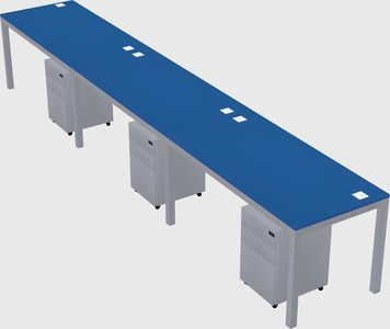 Rectangular desk
