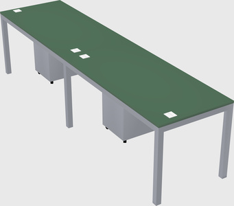 Rectangular desk